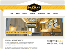 Tablet Screenshot of dakmak.com